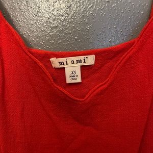 Small Red Tank Top/Spaghetti Strap